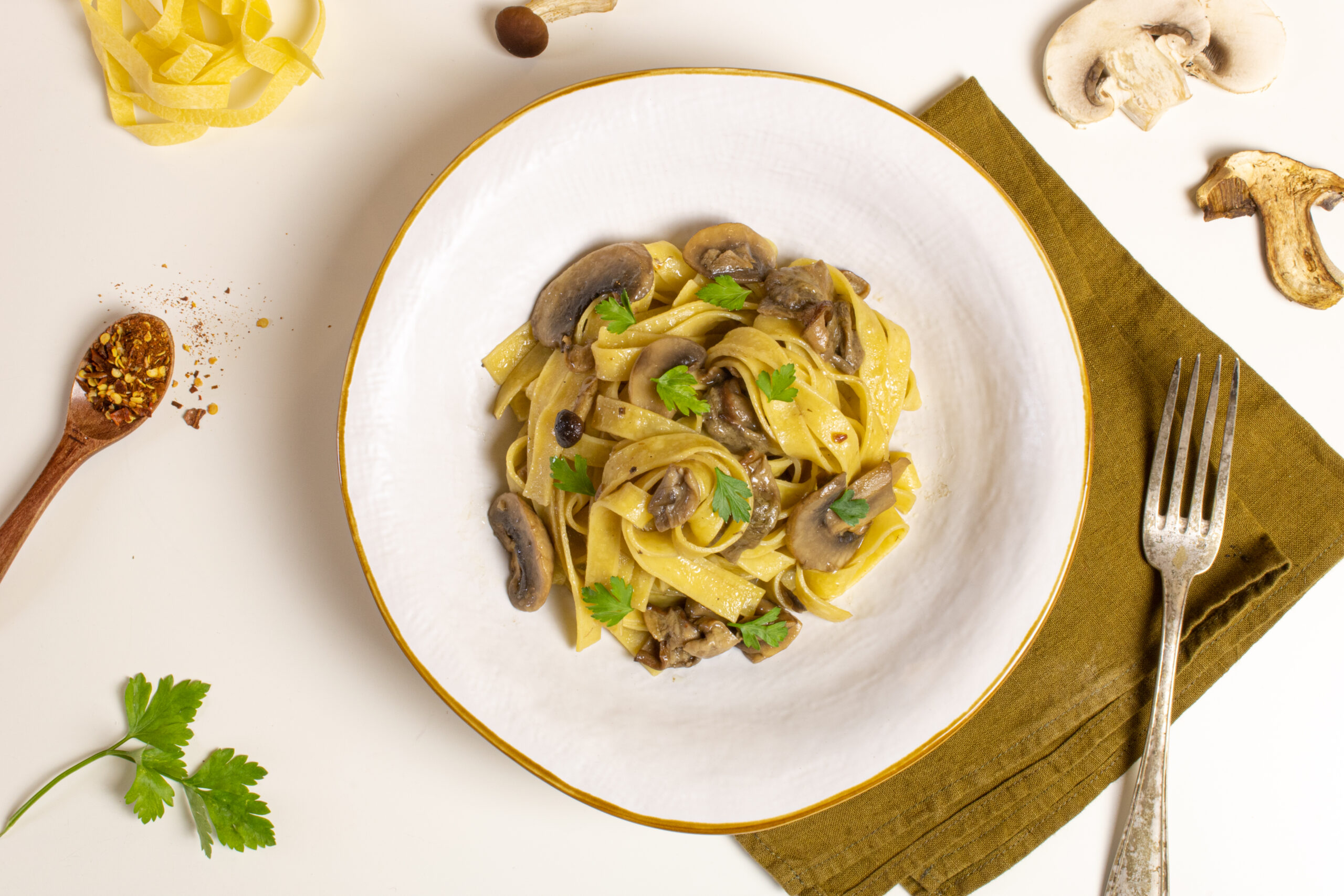 tagliatelle ai funghi