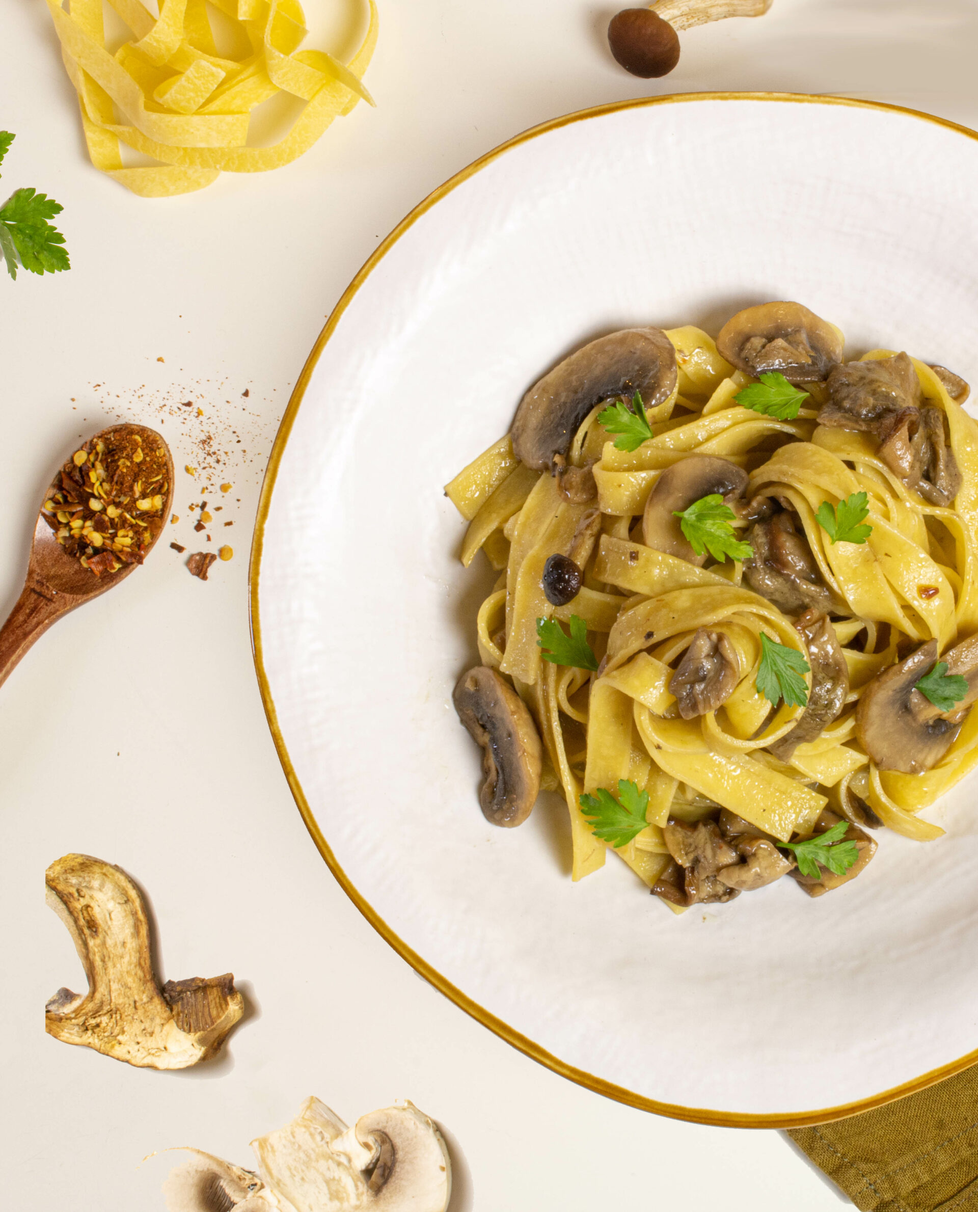 tagliatelle ai funghi